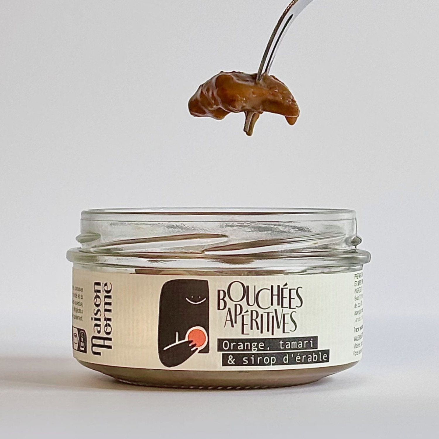Bouchées apéritives orange, tamari et sirop d’érable