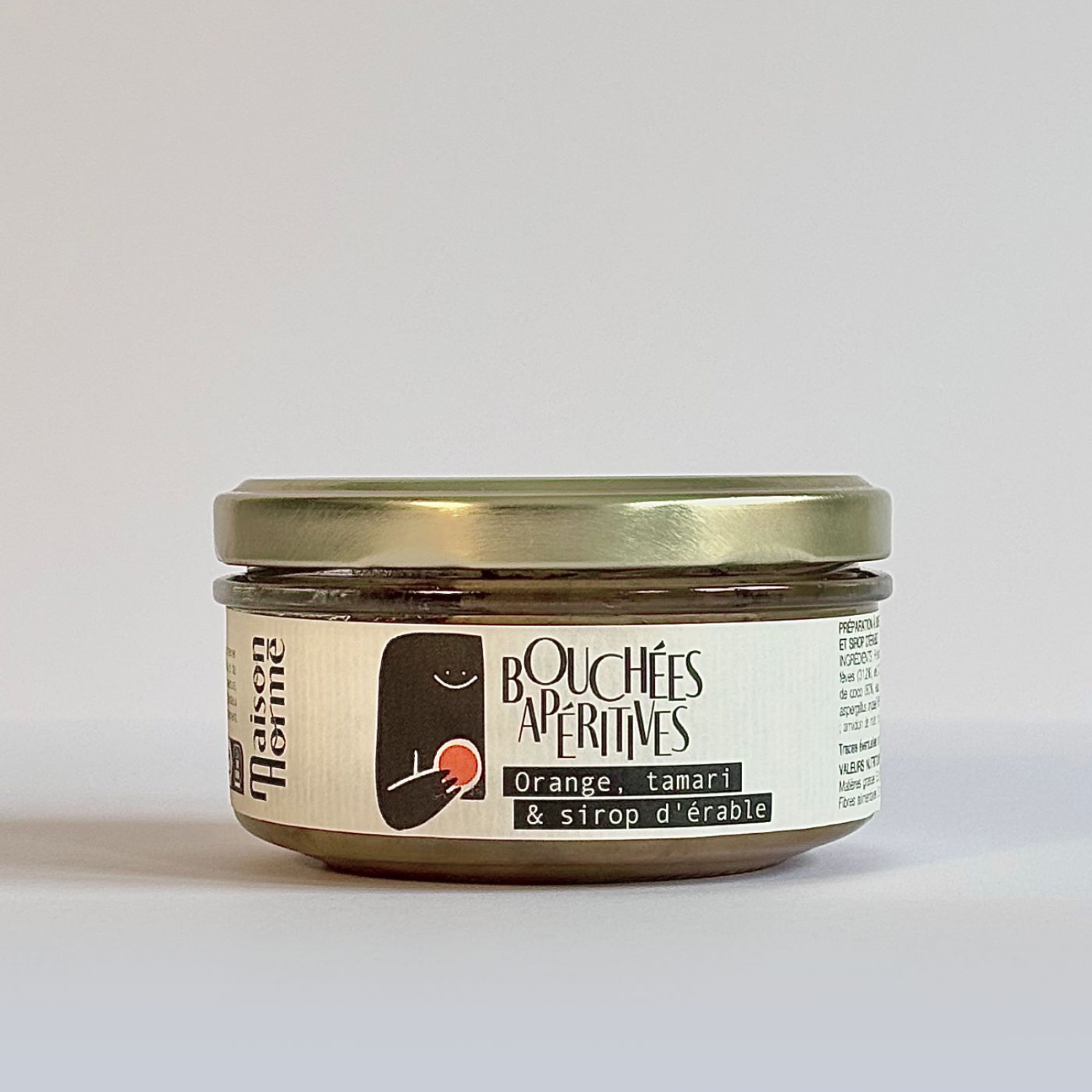 Bouchées apéritives orange, tamari et sirop d’érable