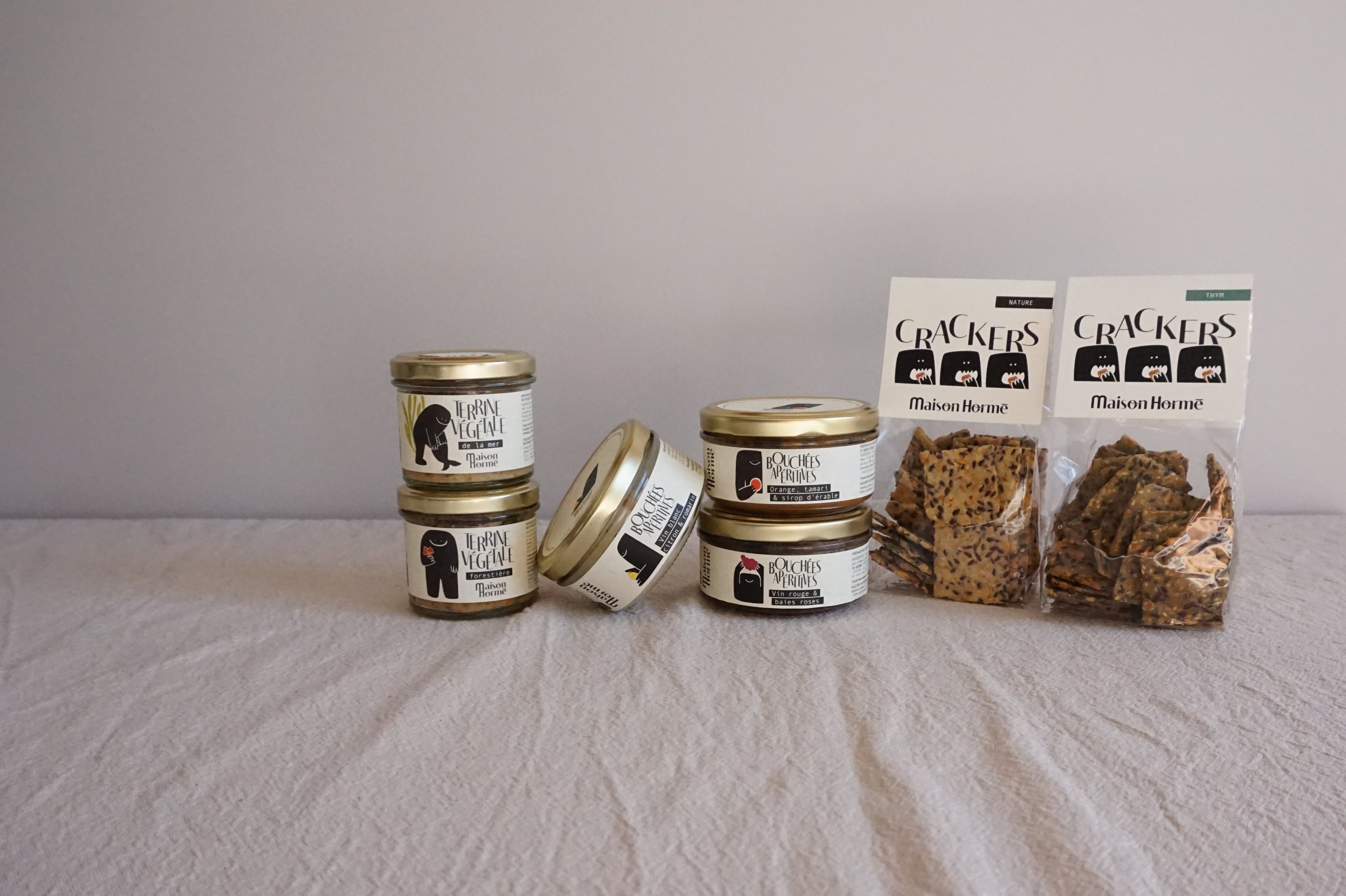 Maison Hormé l'apéritif végétal et sans gluten, made in Vendée