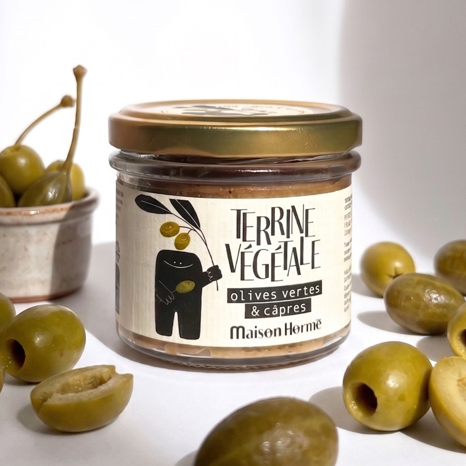 Terrine végétale olives vertes & câpres